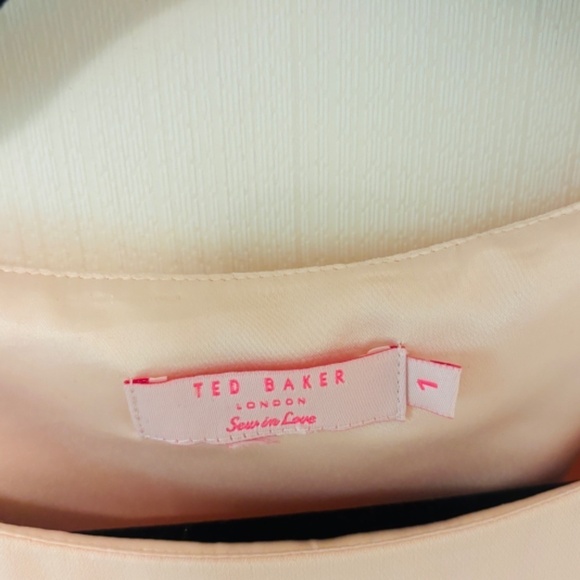 Ted Baker Pale Pink Cosette Dress SZ Small - Picture 11 of 13